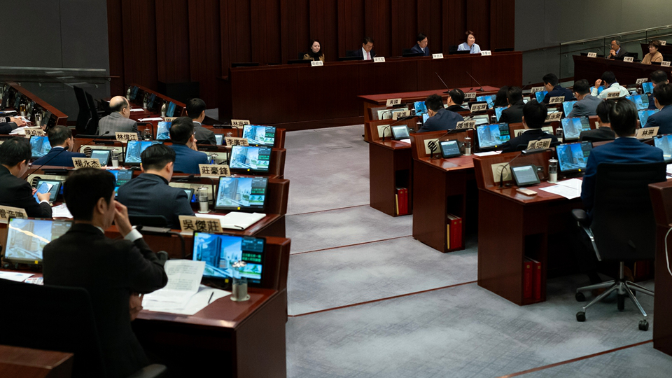 立法會財委會人事編制及工務小組委員會選出正副主席