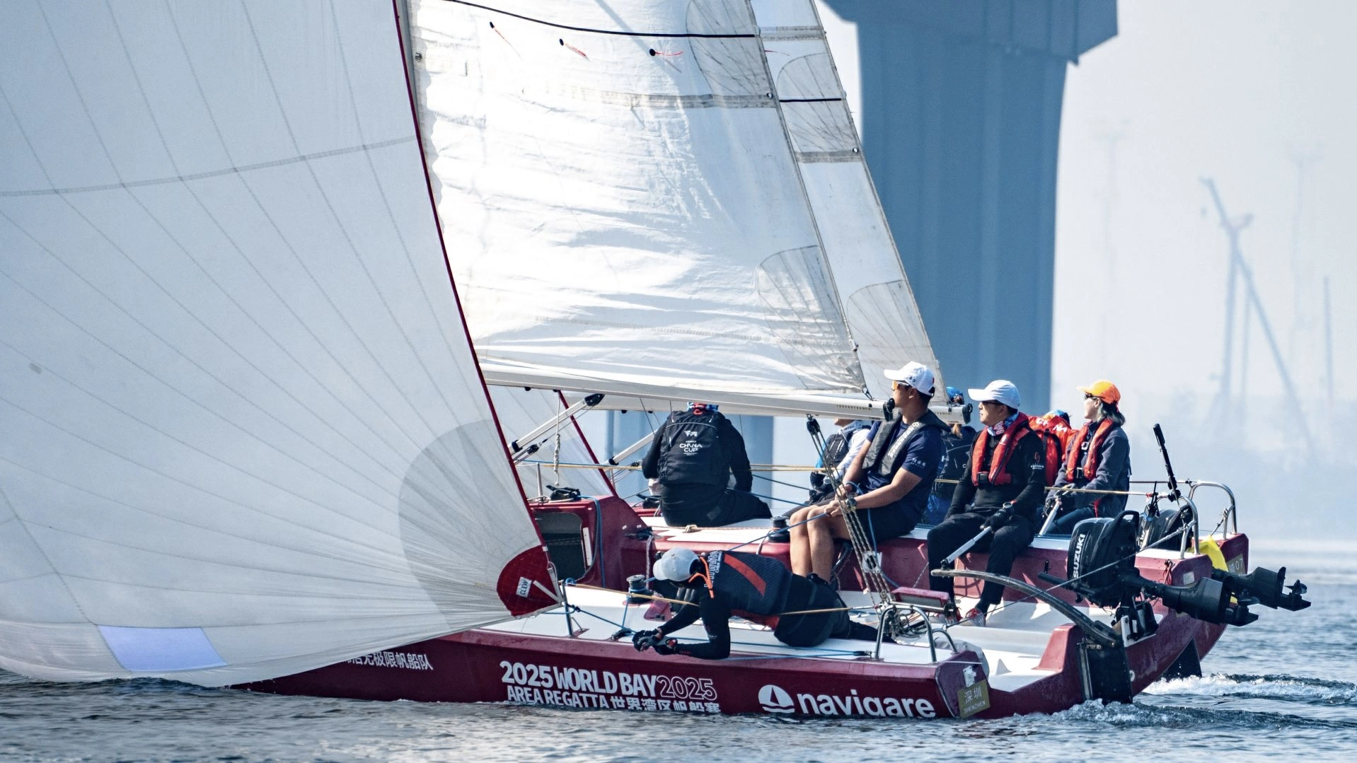 2025世界灣區帆船賽在深啟航