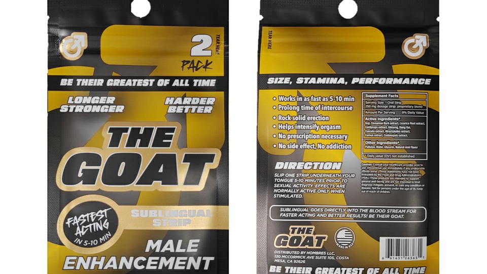 涉非法銷售含「昔多芬」壯陽口服產品 衞生署拘捕2人