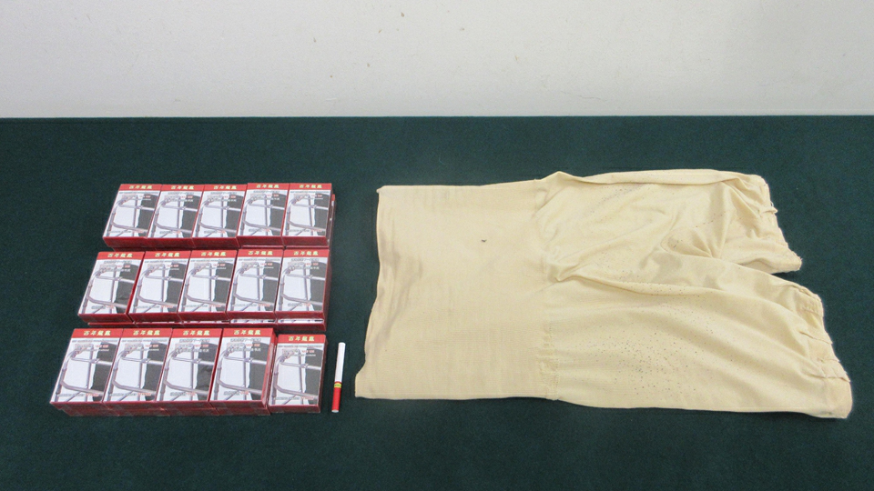 非法攜帶未完稅香煙抵港 2人被判囚2個月及罰款2000元