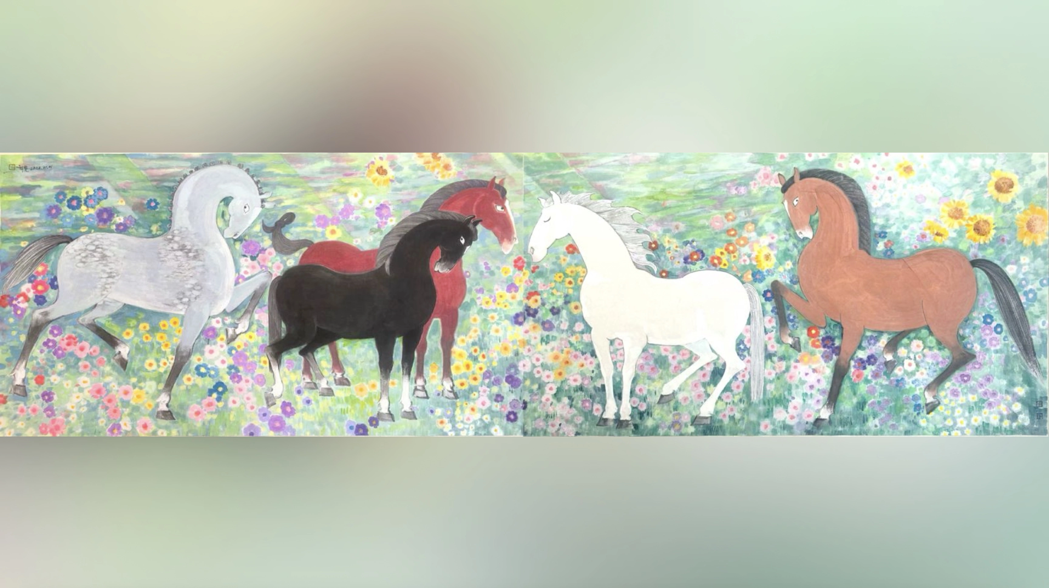 【展覽】中國國際水墨學會迎春展  兩地「馬文化」的深刻共鳴