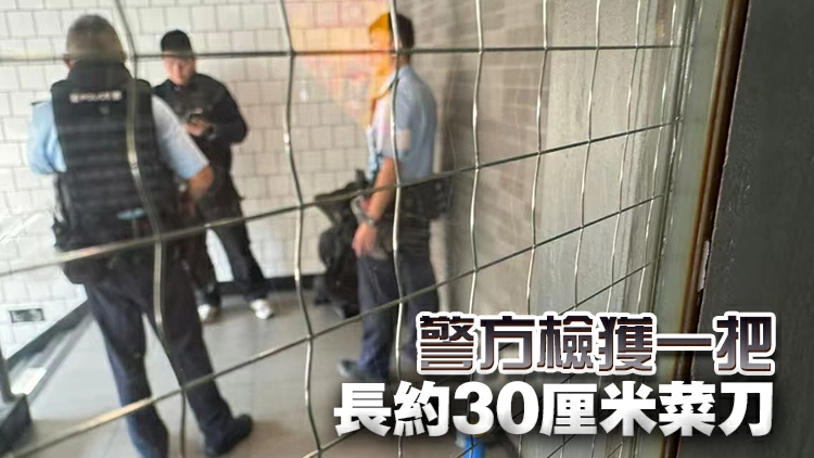 荃灣36歲男子麥當勞梯間揮菜刀 涉嫌管有攻擊性武器被捕