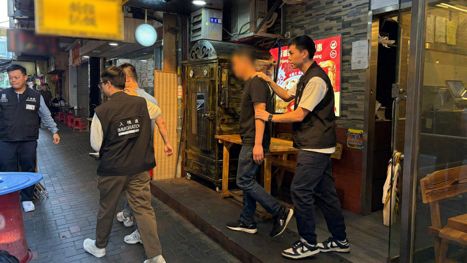 本港去年進行19980次執法行動 拘捕1264名黑工及569名僱主