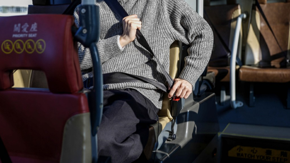 巴士安全帶新規1·25起生效 違例最高罰款5000元及監禁3個月
