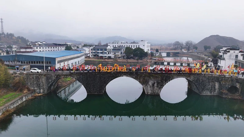 皖黃山區焦村鎮：黃山西大門  非遺鬧新春