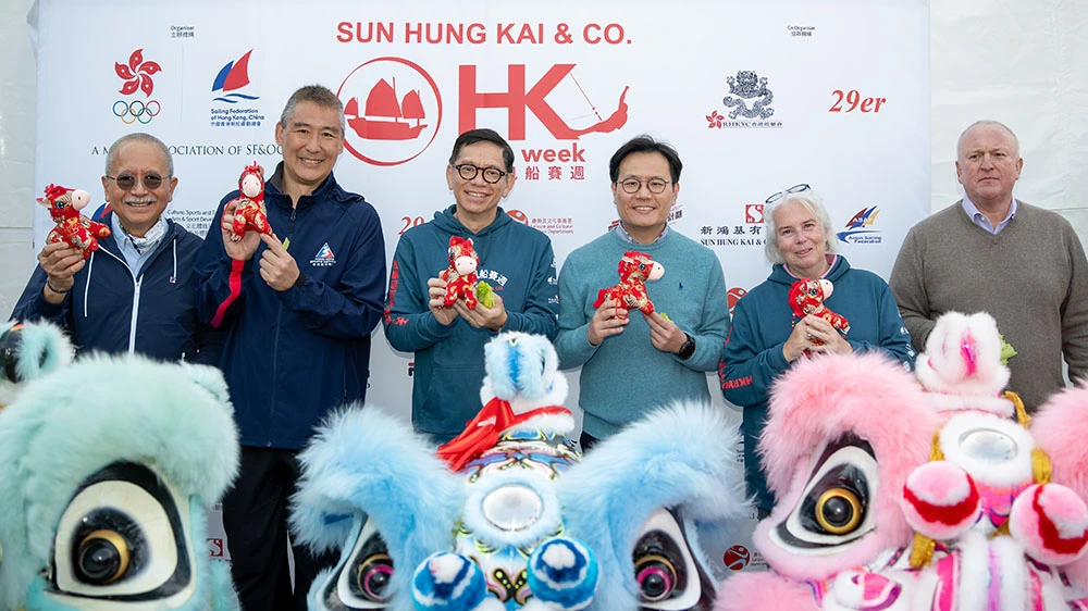 帆船賽周揭序幕 各地頂尖帆手雲集香港較技