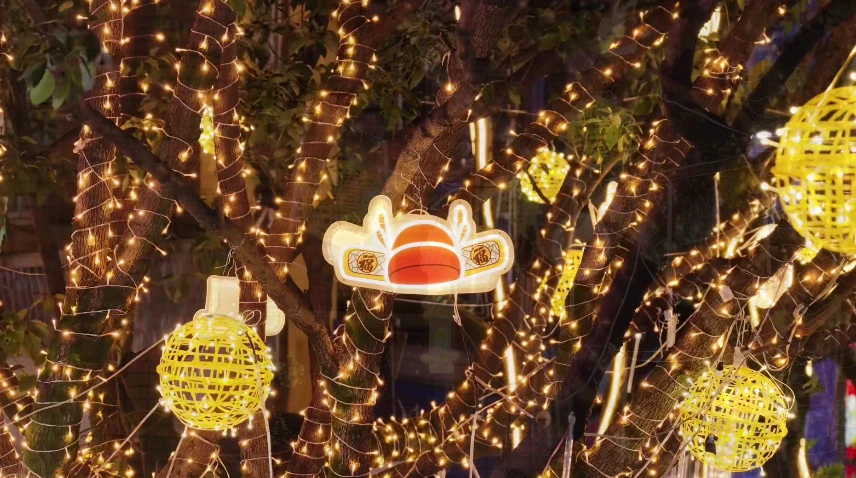 皖休寧縣：狀元古城「披燈掛彩」迎新春