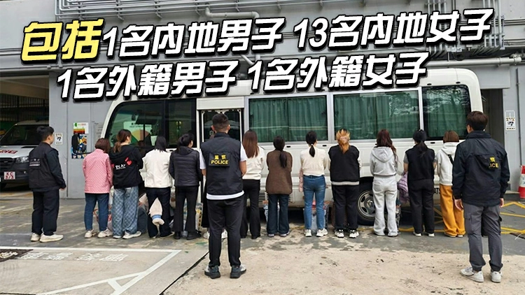 警方紅磡及九龍城打擊非法逗留及黑工 拘捕16人