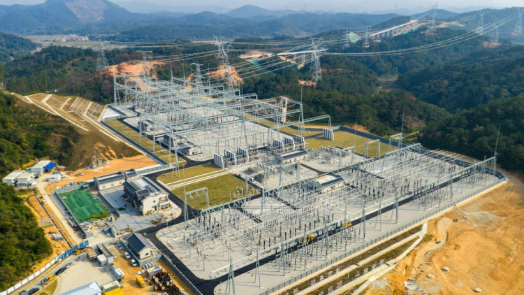 肇慶五百千伏變電站投產