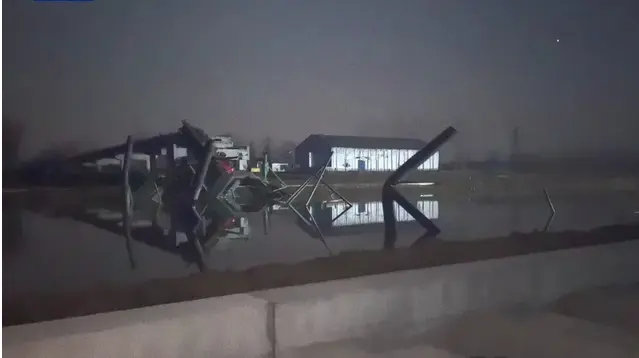 江蘇響水在建大橋垮塌，已致2死3失聯