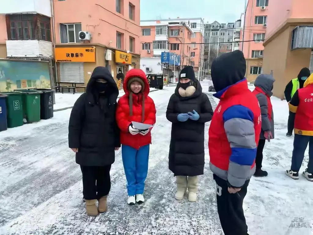 哈市香坊區中治社區：暖心護游迎賓至 溫情伴客暖冰城