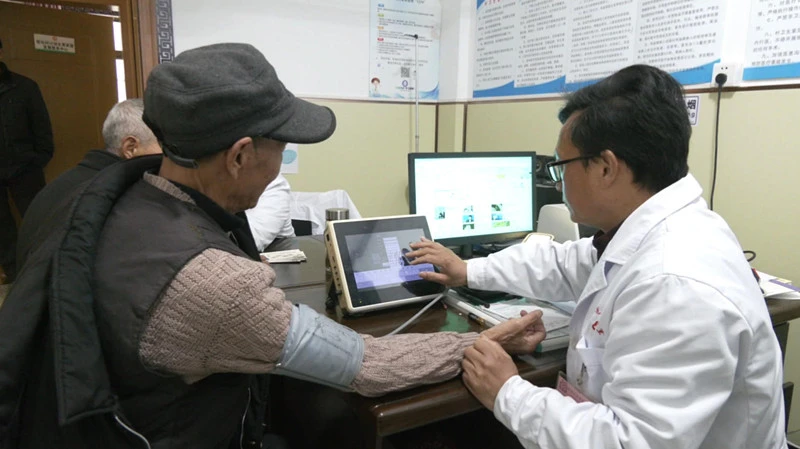 皖歙縣新溪口：高山義診情暖「高齡老人」