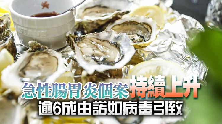 再有5人進食生蠔後食物中毒 諾如病毒個案近期顯着急增