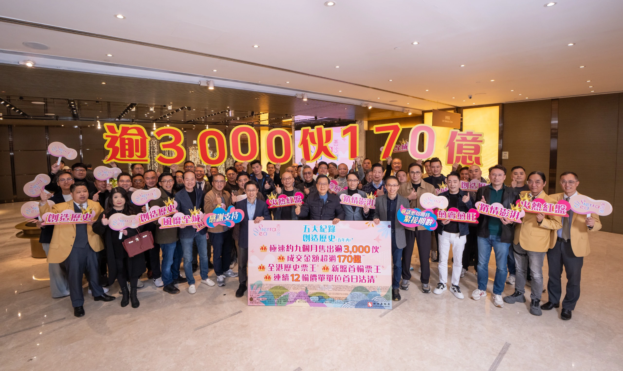 【港樓】SIERRA SEA標售6間特色戶 累售逾3000伙套現逾170億