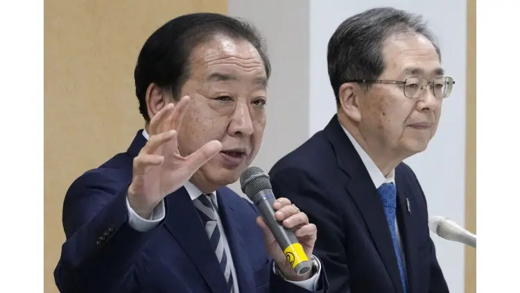 野田佳彥與齊藤鐵夫辭去「中道改革聯合」共同代表職務