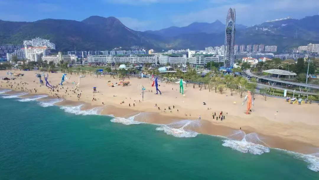 深圳大梅沙海濱公園《願望天使》煥新亮相