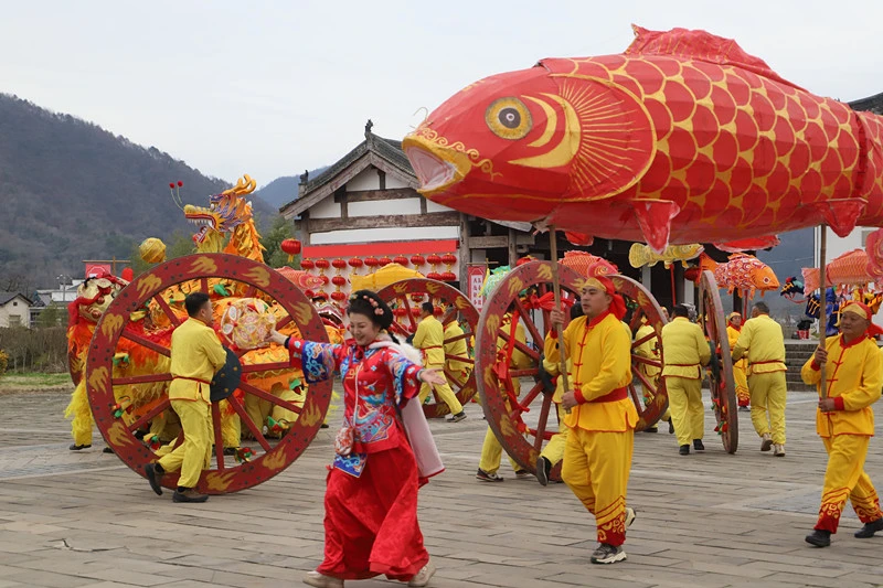 皖黃山區：千年非遺煥新姿 仙源古鎮年味濃