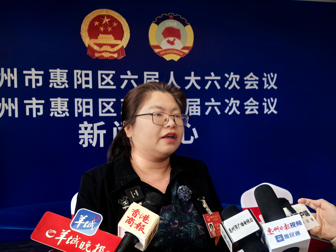 【廣東兩會】惠陽區人大代表譚麗華：冀搶抓AI和機械人風口競逐產業核心賽道
