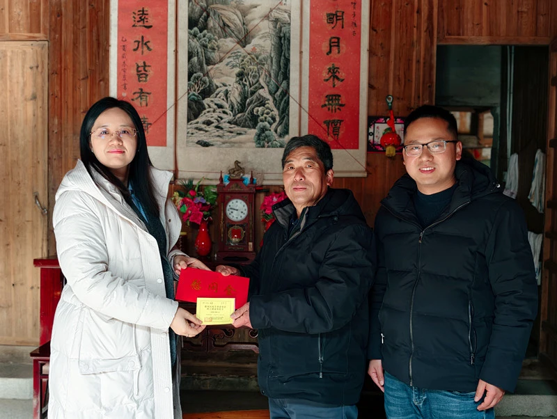 皖徽州區富溪：歲寒情深暖意濃