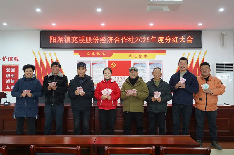 每家每戶都受益 皖屯溪這個村發出「年終獎」