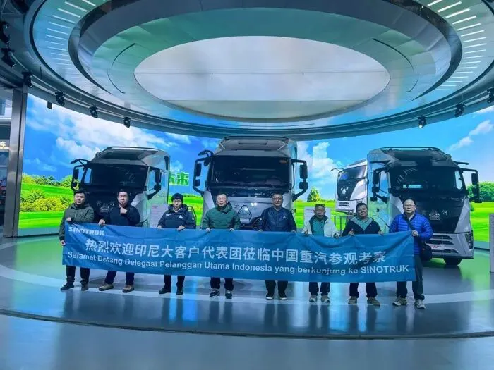 中國重汽獲印尼500臺訂單！