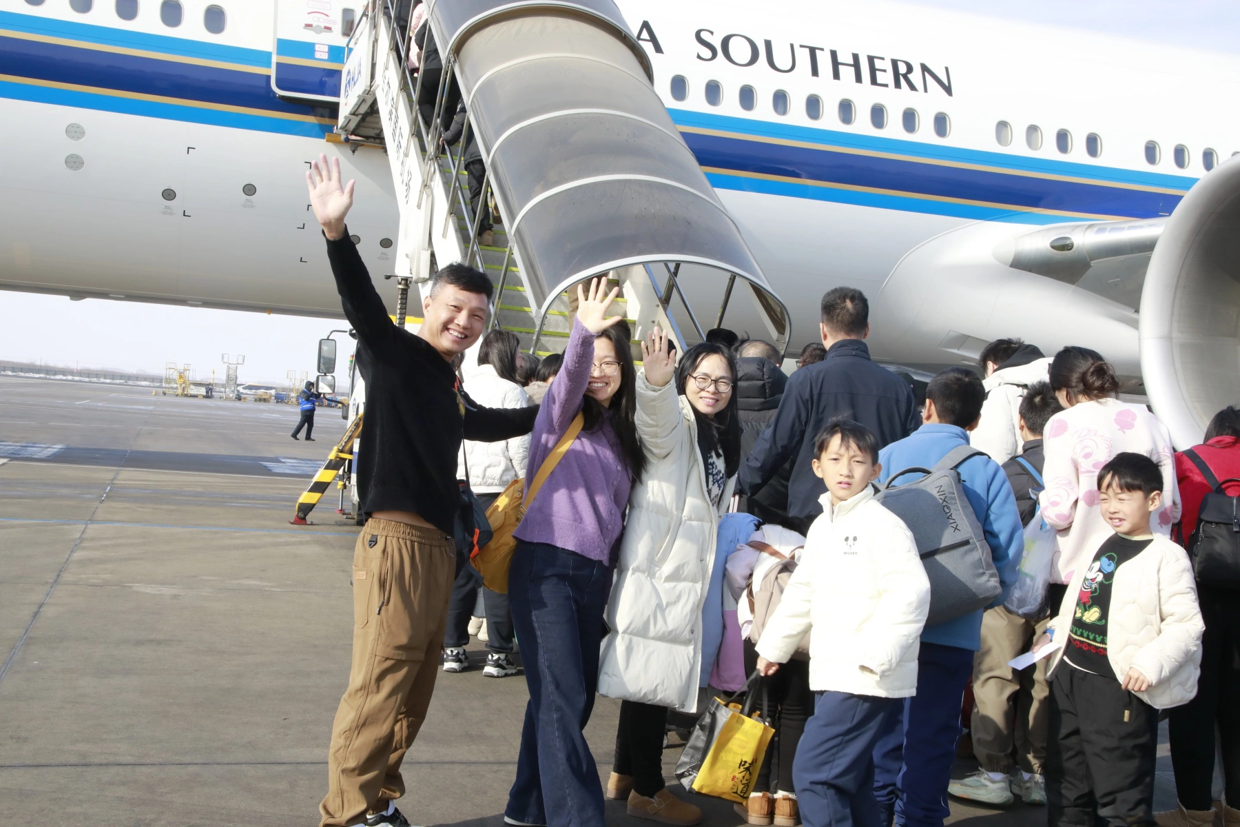 春运保障再加力 南航黑龙江增宽体机日均航班量最大超120班次