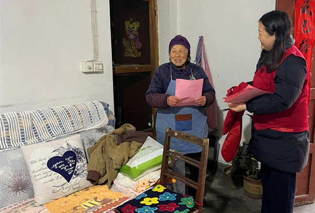 網格入戶線上發聲  皖黟縣碧陽鎮多措護航平安年