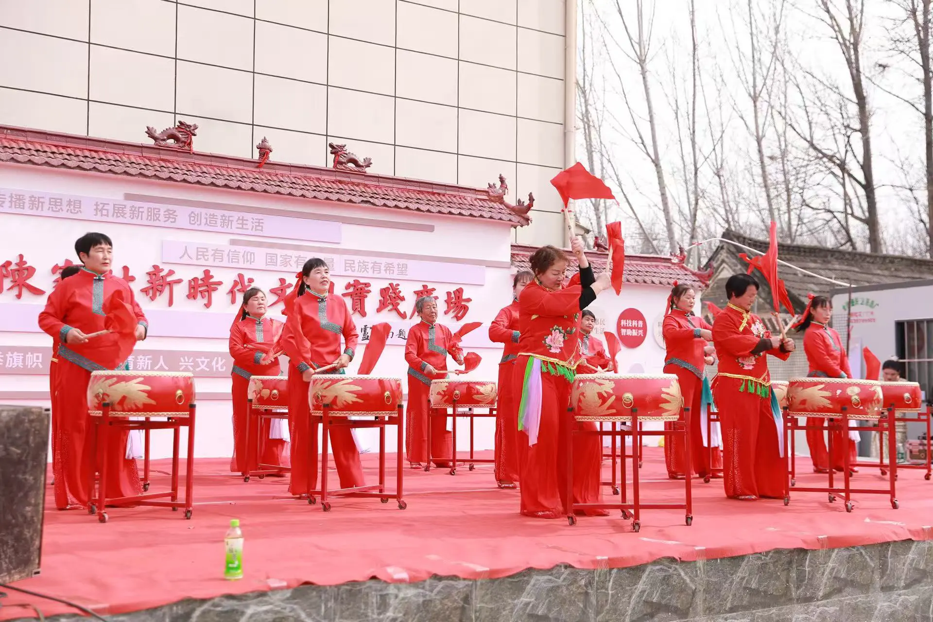 河南省扶溝縣陳家村舉辦第三屆「村晚」聯歡會