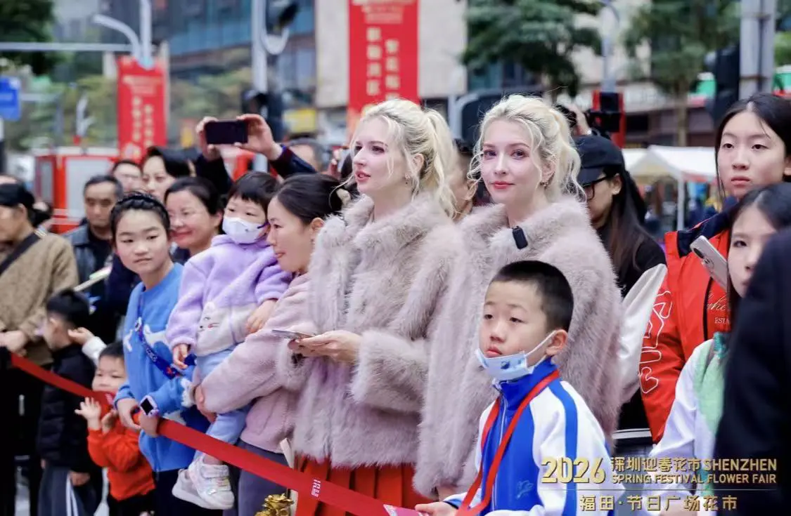 深圳福田花市成為港人及外國遊客熱門「打卡地」