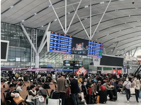 大年初一中國跨區域人員流動量預計超2.1億人次