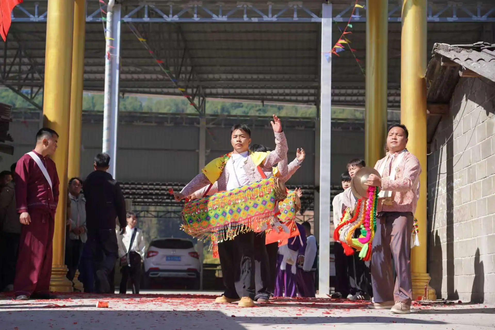 雲南盈江：古老鼓韻相遇新春 「光邦」非遺敲響邊疆獨特年味