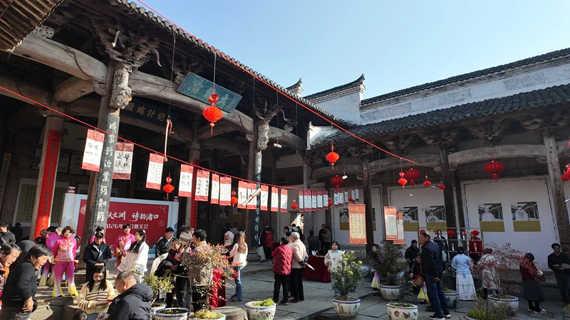 【就在徽州過大年】黃山祁門：新春賽文會  古村潤書香