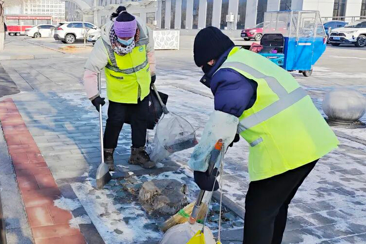黑龍江寶清：春節堅守環衛崗 乾乾淨淨過大年