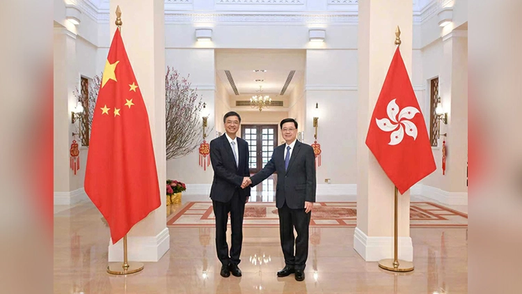 李家超晤陳剛 深化港桂合作 攜手拓東盟商機