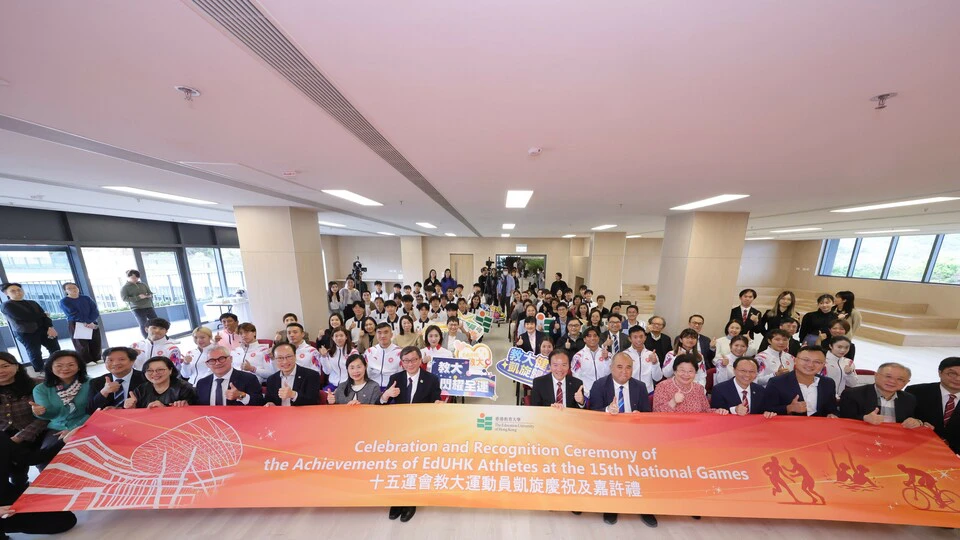教大頒發獎學金及嘉許狀予十五運會健兒 委聘中國香港單車隊總教練達海飛為客席教授