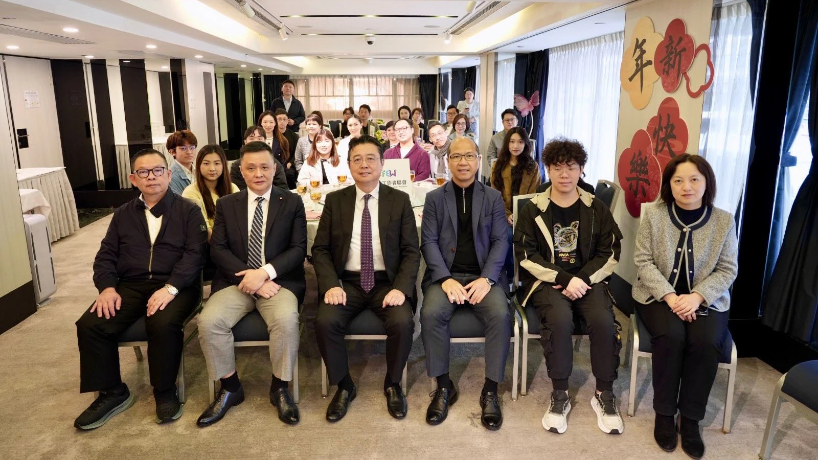 香港教育工作者聯會舉行新春傳媒茶聚