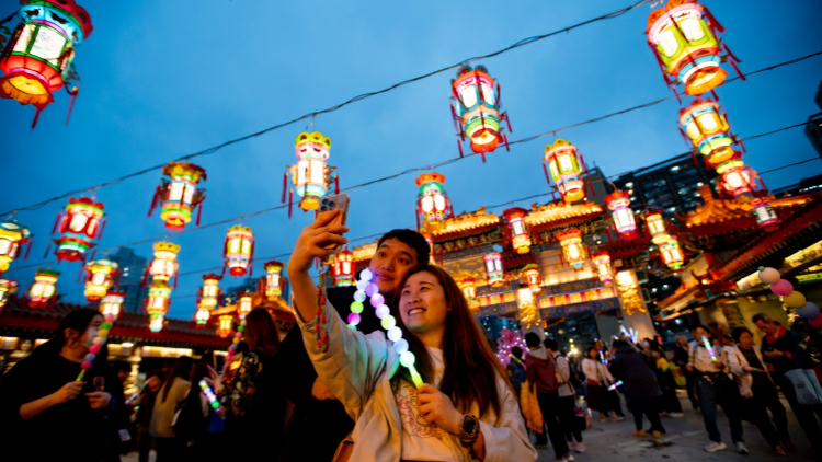 圖集｜美好姻緣神助攻 黃大仙祠元宵晚會