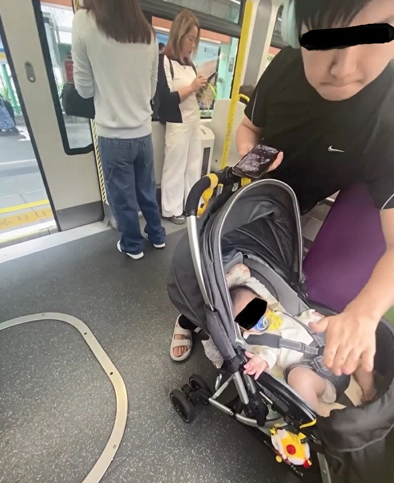 警方天水圍拘一男 涉輕鐵車廂拍打女嬰