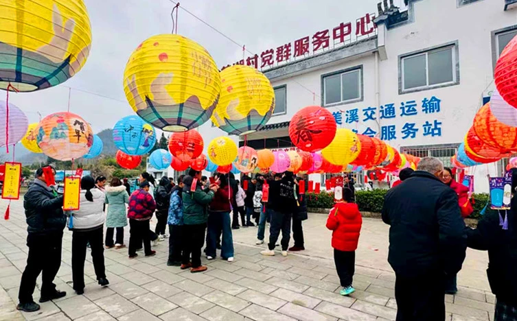 皖黟縣美溪：「彩龍」騰空鬧元宵  傳統民俗煥新彩