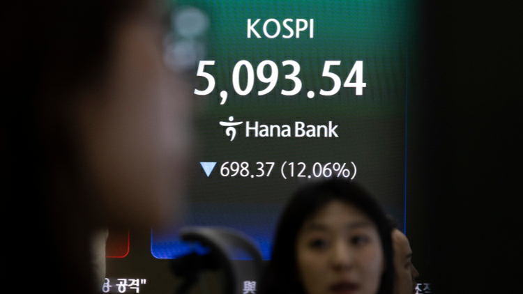 中東戰火擴大，亞洲股市血流成河：韓股暴瀉12% 泰股瀉8%跌停牌