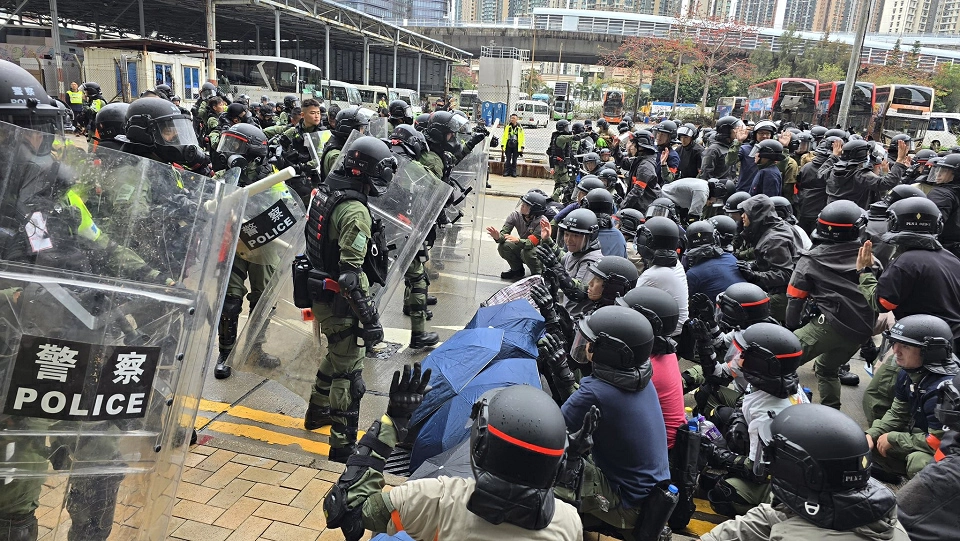 多圖 〡警方西九龍及新界北防暴演習
