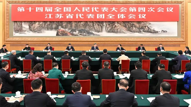 習近平參加江蘇代表團審議