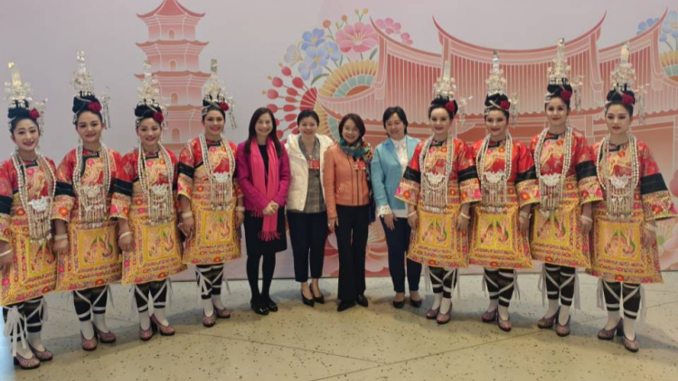 【兩會手記】陳曼琪：全國婦聯舉辦中外婦女招待會 中外姊妹對民族藝術興趣濃