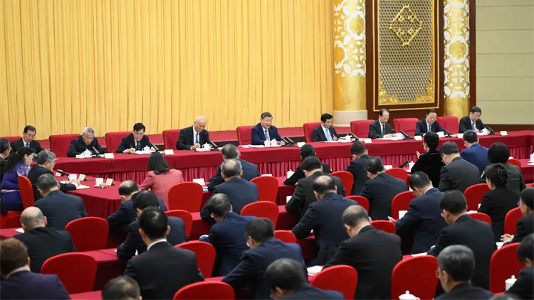 習近平看望參加政協會議的農工黨九三學社醫藥衛生界社會福利和社會保障界委員