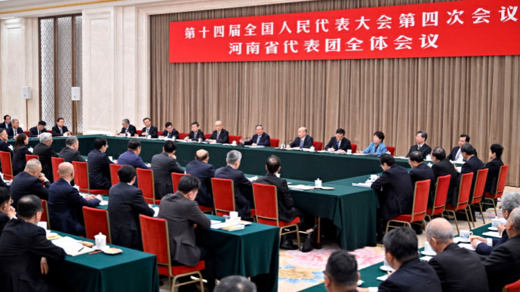 全國兩會 | 李強趙樂際王滬寧蔡奇丁薛祥李希分別參加全國兩會一些團組審議和討論