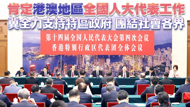 全國兩會｜丁薛祥參加香港代表團審議提殷切希望：要主動對接「十五五」規劃
