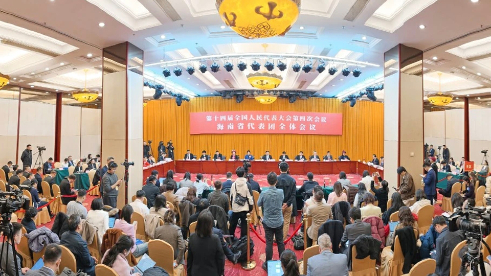 有片｜【全國兩會】海南代表團側記：這隻音箱「火」了！