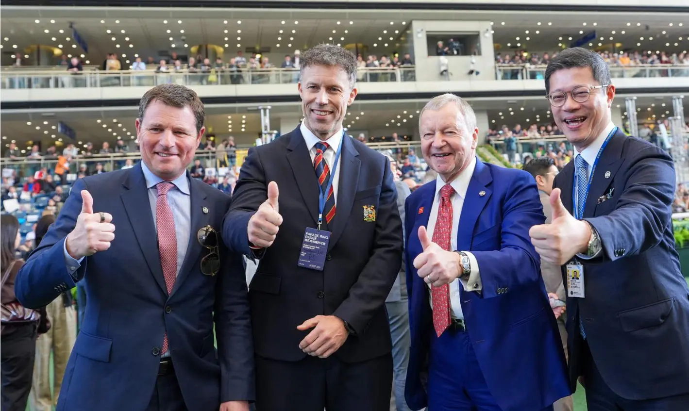 訪港睇跑馬大讚馬場設施  朗尼莊臣:賽馬足球有共通之處