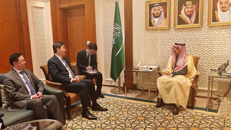 中國中東問題特使翟雋訪問沙特