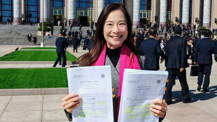 全國兩會｜陳曼琪：完全贊同支持全國人大常委會工作報告